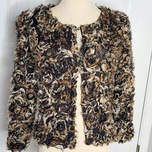 Alberto Makali Embellished Beaded 1-Clasp Open Top Women's Size Medium